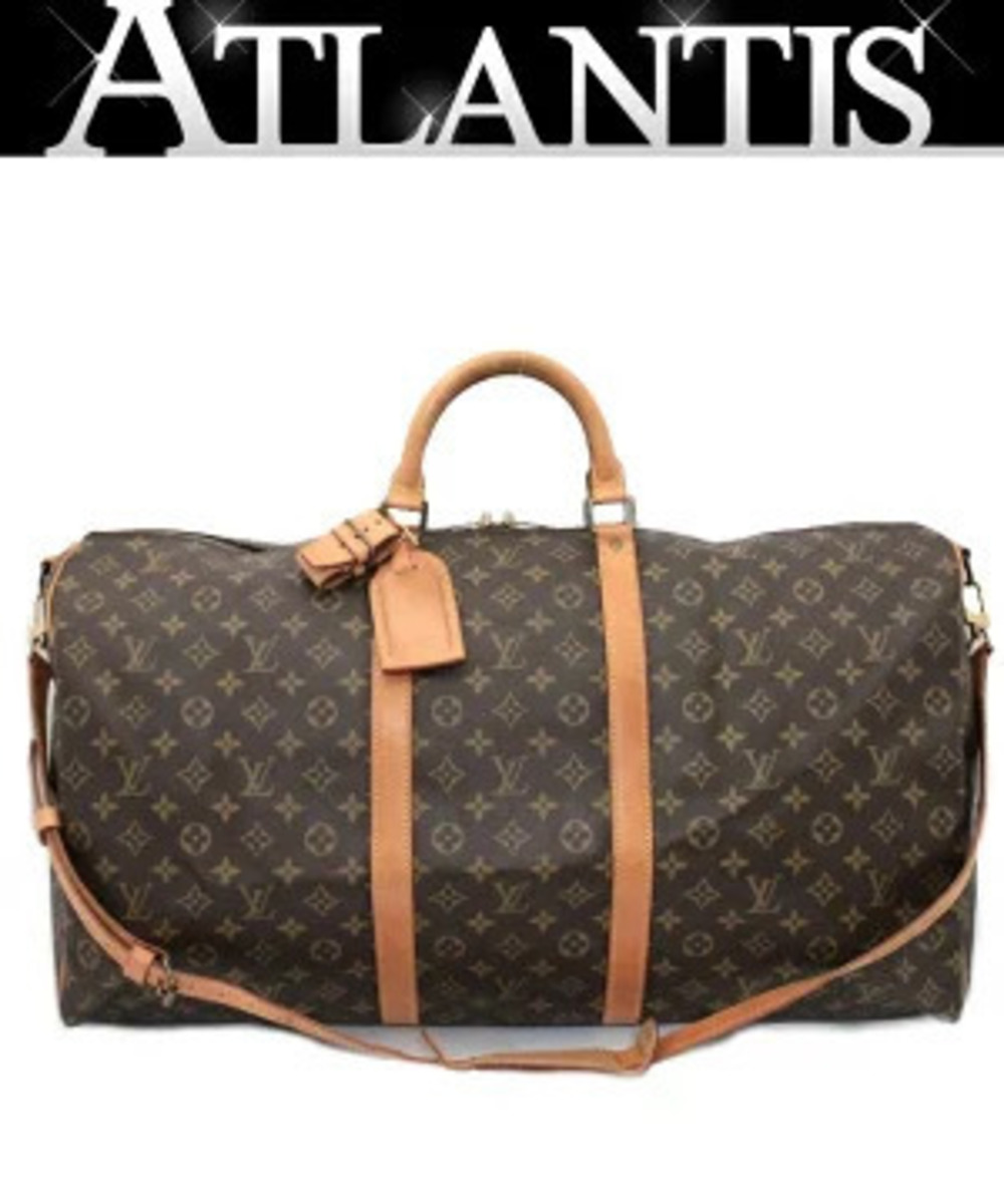 Louis Vuitton Keepall Bandouliere Boston Bag Shoulder Monogram